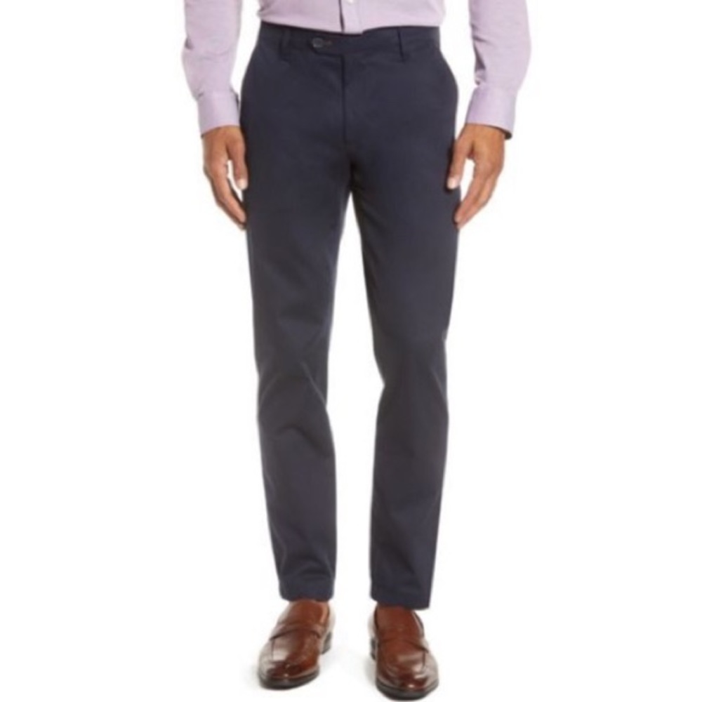 NWT TED BAKER Sammual Slim Fit Textured Pants